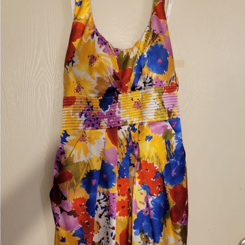 Bisou Bisou Colorful Floral Dress